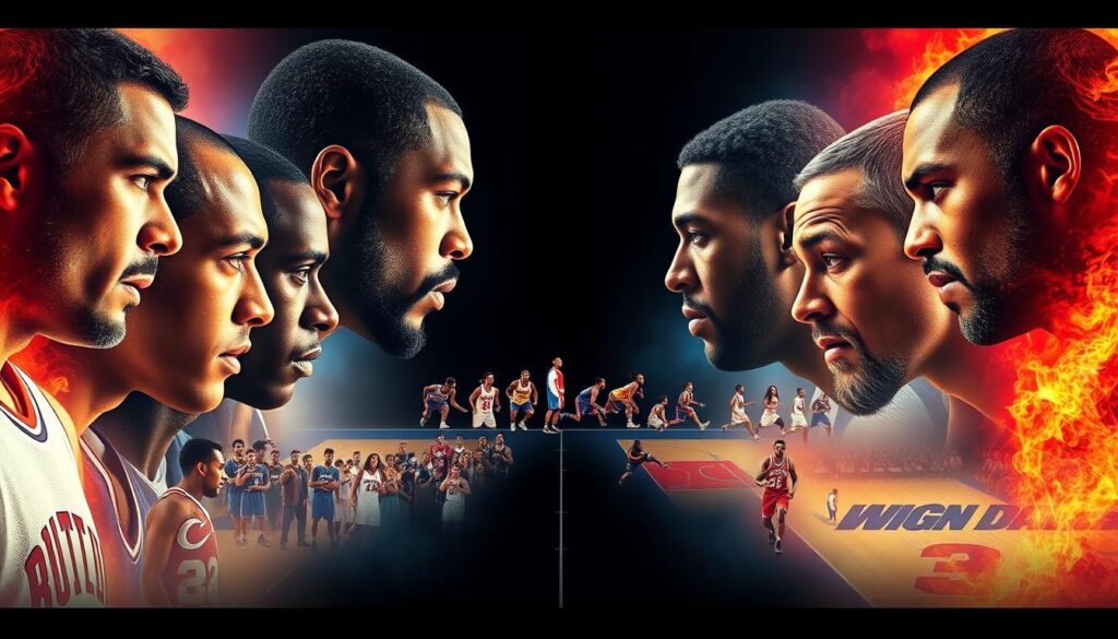 Nba Rivalry Wallpaper NBA’s Greatest Historic Rivalry Games: Battles That Changed the League