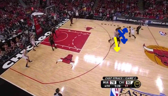 Chicago vs Heat play