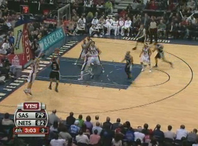 Nets Stop Tim Duncan 10