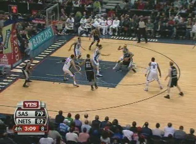 Nets Stop Tim Duncan 8